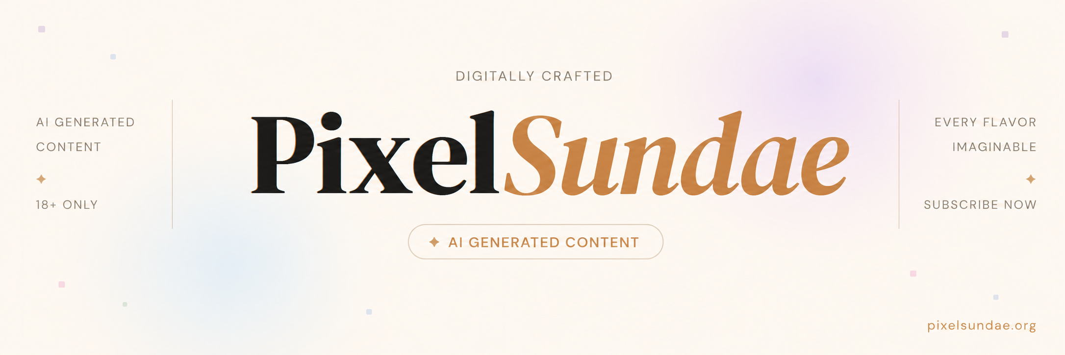 PixelSundae — Digitally Crafted — AI Generated Content — 18+ Only